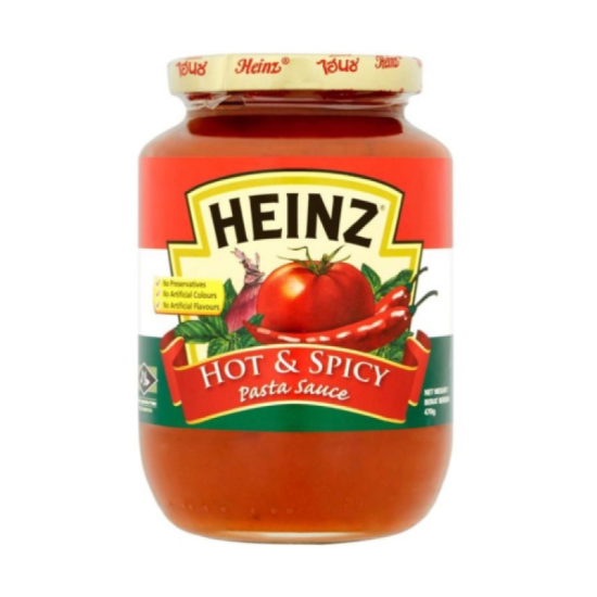 HEINZ SPAGHETTI SAUCE SPICY 470GM HEINZ SPAGHETTI SAUCE SPICY 470GM