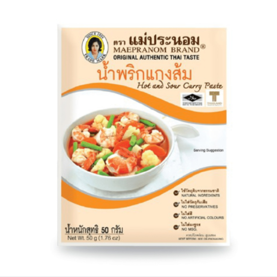 MAE PRANOM HOT/SOUR CURRY PASTE 50G