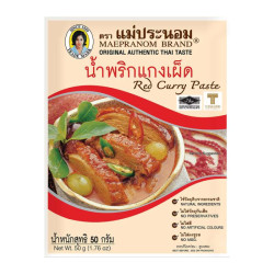 MAE PRANOM RED CURRY PASTE 50G MAE PRANOM RED CURRY PASTE 50G