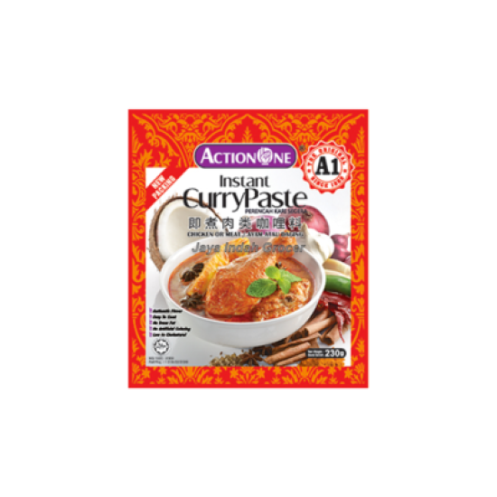 ACTION ONE CURRY MIX (CHICKEN/MEAT) 230G