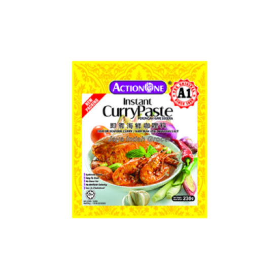 ACTION ONE CURRY MIX(FISH/SEAFOOD) 230G