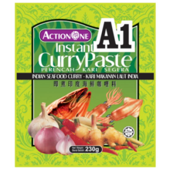 ACTION ONE CURRY MIX(INDIAN SEAFOOD)230G