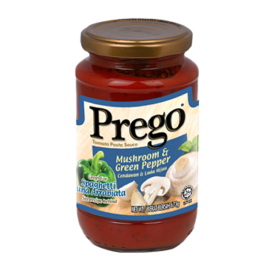 PREGO MUSHROOM & GREEN PEPPER 673gm PREGO MUSHROOM & GREEN PEPPER 673gm