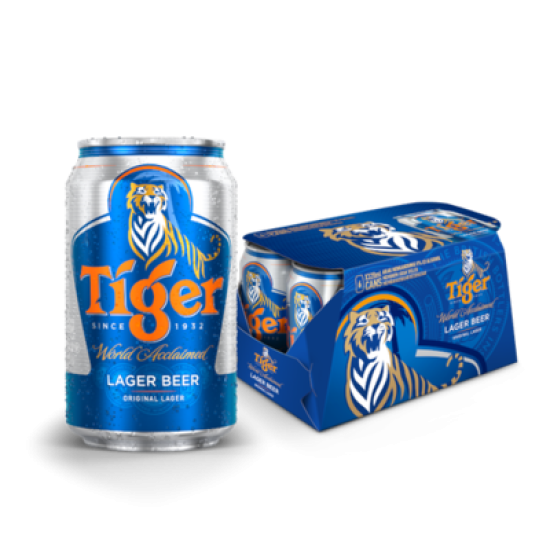 TIGER BEER CAN 320ML*6