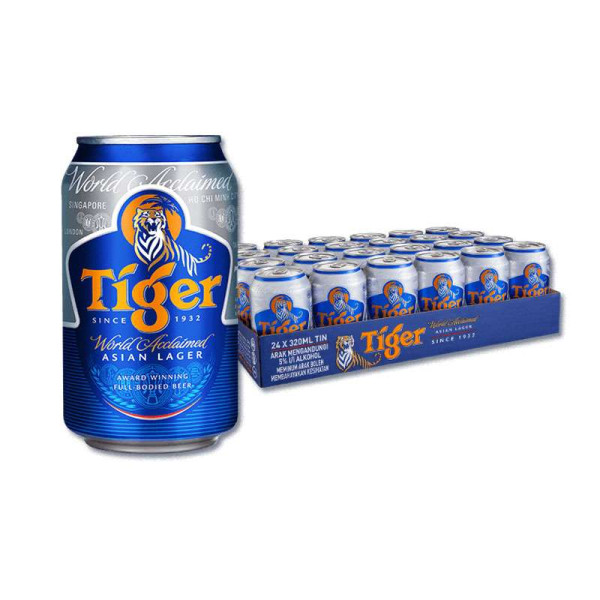 TIGER BEER CAN 320ML*24