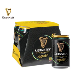 GUINNESS STOUT BEER CAN 320ML*4 GUINNESS STOUT BEER CAN 320ML*4