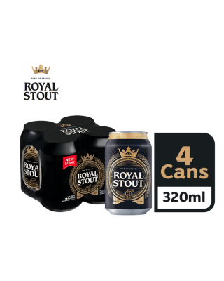 DANISH ROYAL STOUT CAN 320ML*4