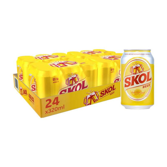 SKOL BEER CAN 320ML*24