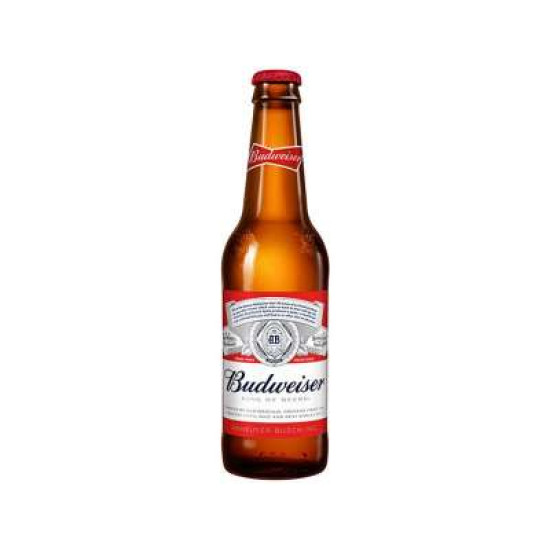 BUDWEISER BEER (BOTTLE) 355ML