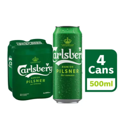 CARLSBERG BEER CAN 500ML*4 CARLSBERG BEER CAN 500ML*4