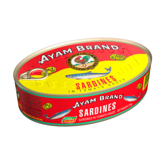 AYAM BRAND SARDINE OVAL 215GM