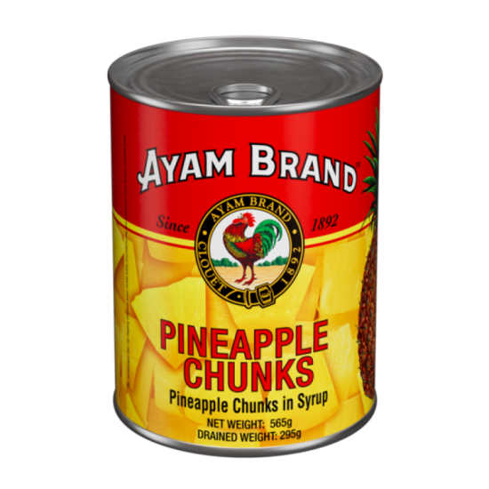 AYAM BRAND PINEAPPLE CHUNKS IN SYRUP 565GM AYAM BRAND PINEAPPLE CHUNKS IN SYRUP 565GM
