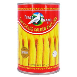 PEACE BRAND GOLDEN YOUNG CORN (S.S) 425GM PEACE BRAND GOLDEN YOUNG CORN (S.S) 425GM
