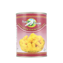 PEACE BRAND YOUNG CORN (CUT) 425GM PEACE BRAND YOUNG CORN (CUT) 425GM
