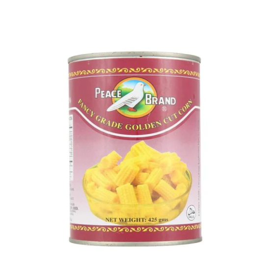 PEACE BRAND YOUNG CORN (CUT) 425GM