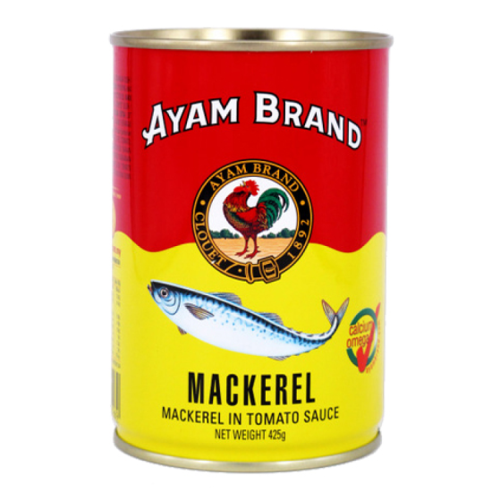 AYAM BRAND MACKEREL TALL 425GM