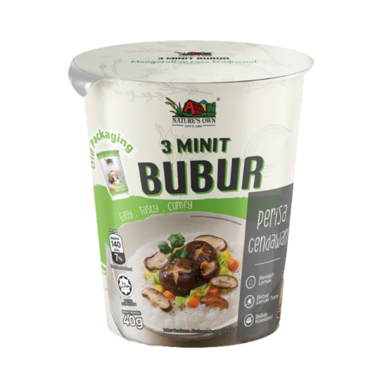 NATURE'S OWN MUSHROOM INSTANT PORRIDGE 40GM