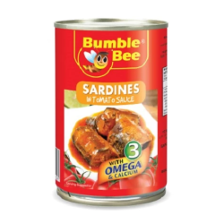 BUMBLE BEE SARDINES IN TOMATO SAUCE 425GM BUMBLE BEE SARDINES IN TOMATO SAUCE 425GM