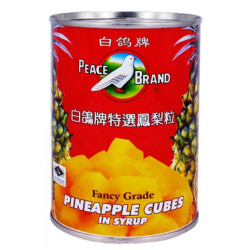 PEACE BRAND PINEAPPLE CUBE 565GM PEACE BRAND PINEAPPLE CUBE 565GM