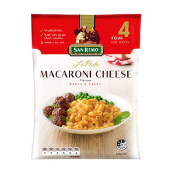 SAN REMO LA PASTA MACARONI CHEESE 120GM SAN REMO LA PASTA MACARONI CHEESE 120GM