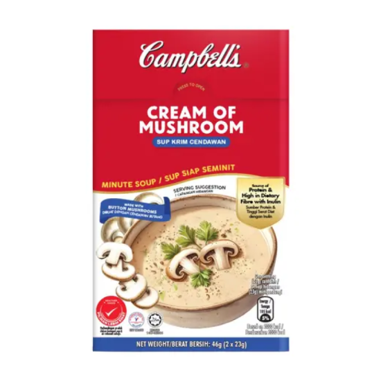 CAMPBELL'S CREAM OF MUSHROOM 23GM CAMPBELL'S CREAM OF MUSHROOM 23GM