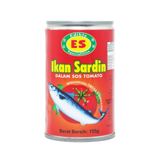ES SARDINE IN TOMATO SAUCE 155GM