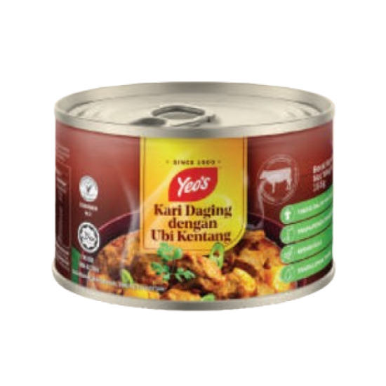 YEO'S MEAT CURRY WITH POTATOES 155GM