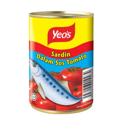 YEO'S SARDINE IN TOMATO SAUCE 425GM YEO'S SARDINE IN TOMATO SAUCE 425GM