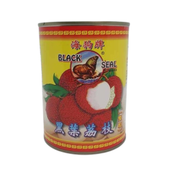 BLACK SEAL LYCHEE IN HEAVY SYRUP 565GM BLACK SEAL LYCHEE IN HEAVY SYRUP 565GM