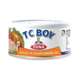 TC BOY TUNA IN SUNFLOWER OIL 150GM TC BOY TUNA IN SUNFLOWER OIL 150GM