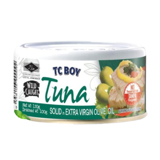 TC BOY TUNA IN EXTRA VIRGIN OLIVE OIL 150GM
