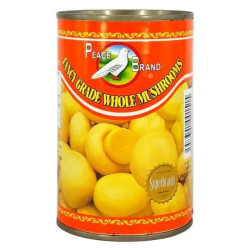 PEACE BRAND BUTTON MUSHROOM 425GM PEACE BRAND BUTTON MUSHROOM 425GM