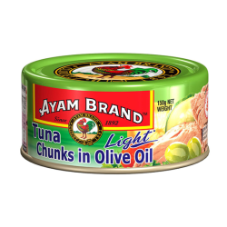 AYAM BRAND TUNA LIGHT IN OLIVE OIL 150GM AYAM BRAND TUNA LIGHT IN OLIVE OIL 150GM