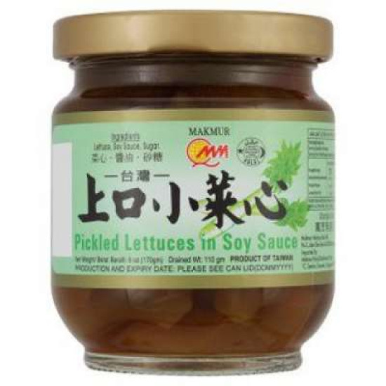 MAKMUR PICKLED LETTUCE IN SOY SAUCE 170GM