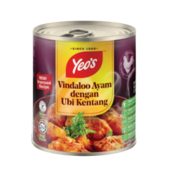 YEO'S CHICKEN VINDALOO WITH POTATOES 285GM