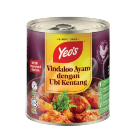 YEO'S CHICKEN VINDALOO WITH POTATOES 285GM