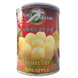 PEACE BRAND RAMBUTAN PINEAPPLE 565GM
