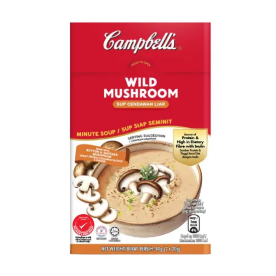 CAMPBELL'S INSTANT SOUP WILD MUSHROOM 20G