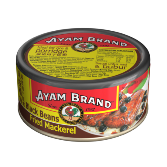 AYAM BRAND FRIED MACKEREL WITH BLACK BEAN 150GM
