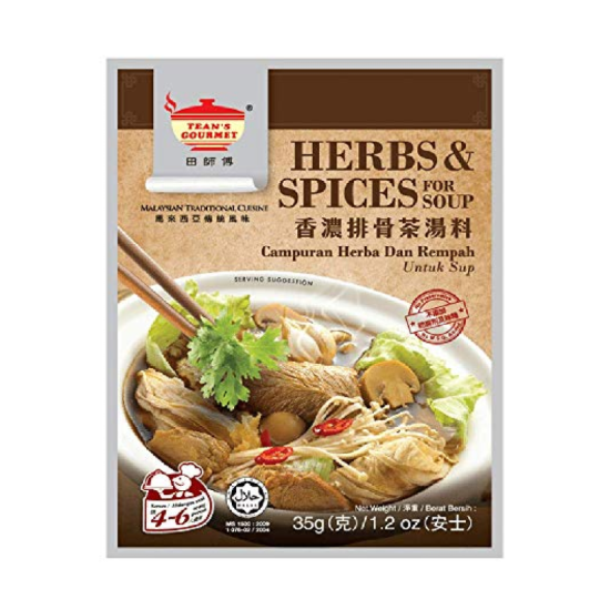 TEAN'S GOURMENT BAKUTEH HERBS&SPICE 35G