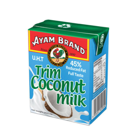 AYAM BRAND TRIM COCONUT MILK 200ML