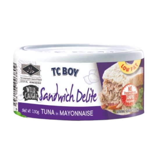 TC BOY TUNA SANDWICH DELITE LOW FAT 150GM