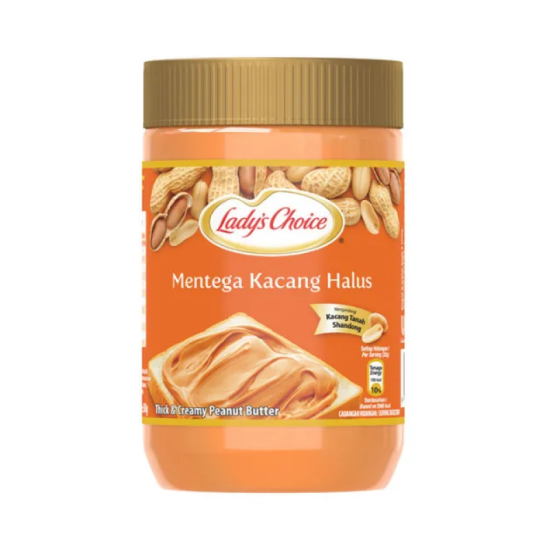 LADY'S CHOICE PEANUT BUTTER CREAMY 500G