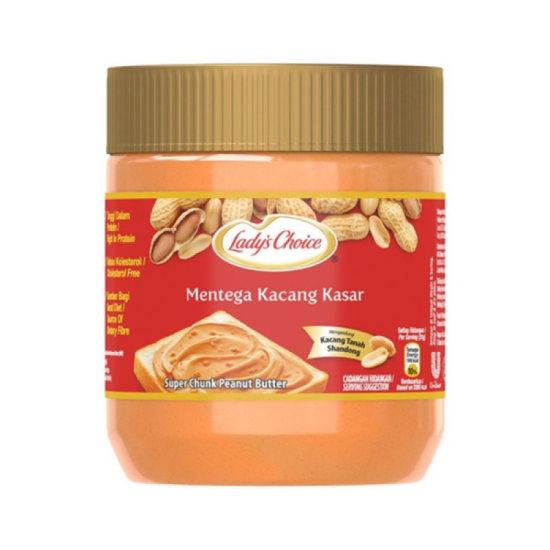 LADY'S CHOICE PEANUT BUTTER SUPER CHUNKY 340GM