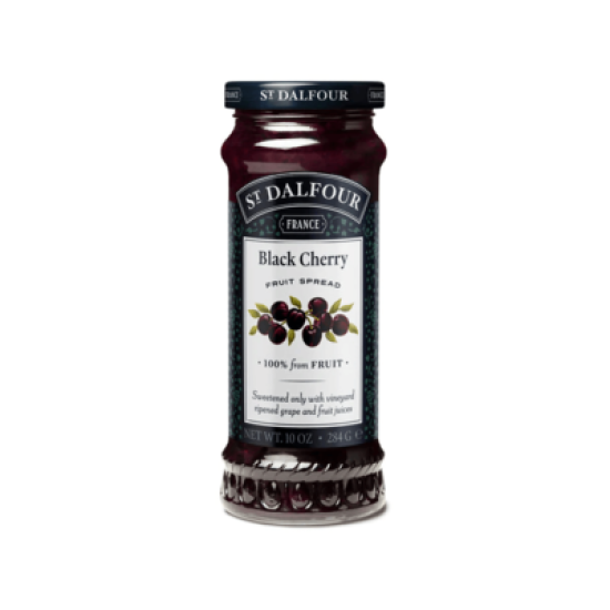 ST.DALFOUR BLACK CHERRY FRUIT JAM 284GM