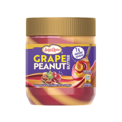 LADY'S CHOICE PEANUT BUTTER GRAPE STRIPE 330GM