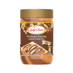 LADY'S CHOICE PEANUT BUTTER CHOCOLATE STRIPES 500G LADY'S CHOICE PEANUT BUTTER CHOCOLATE STRIPES 500G