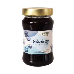 STEFFI'S CHOICE JAM BLUEBERRY 340GM STEFFI'S CHOICE JAM BLUEBERRY 340GM