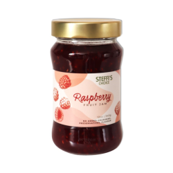 STEFFI'S CHOICE JAM RASBERRY 340GM STEFFI'S CHOICE JAM RASBERRY 340GM