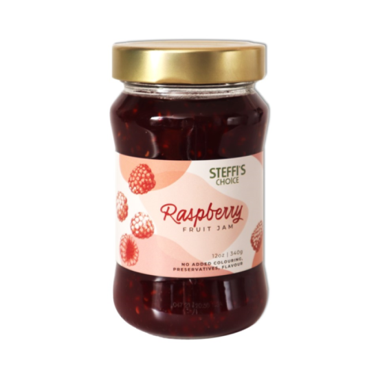 STEFFI'S CHOICE JAM RASBERRY 340GM